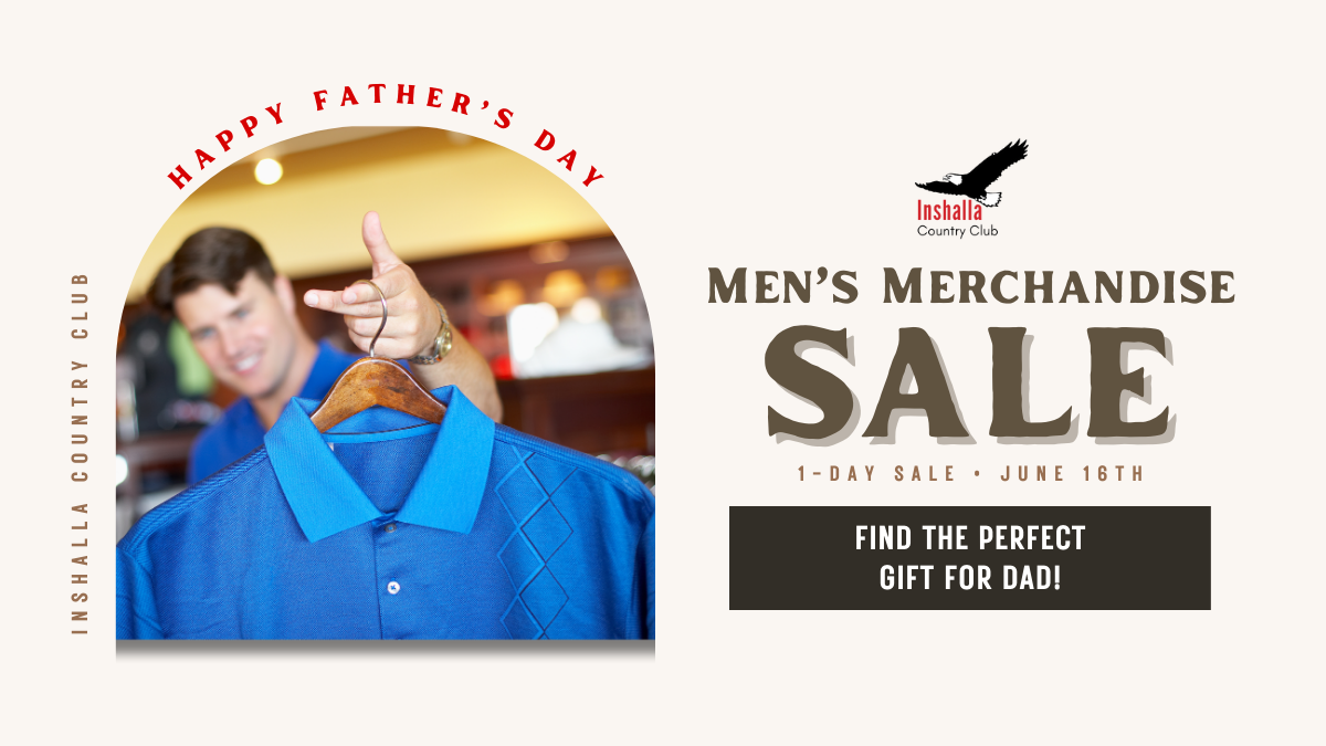 Men’s Merchandise Sale – 6/16